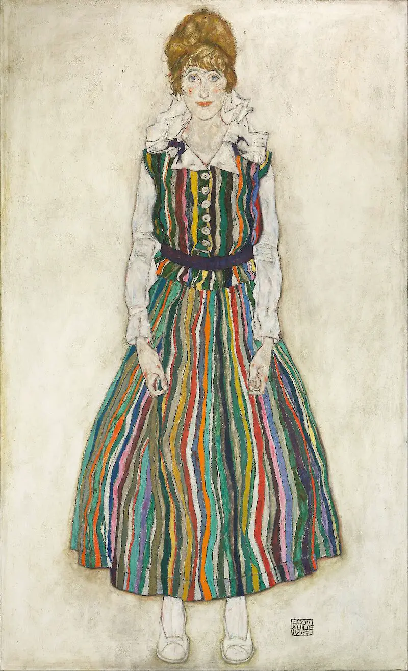 Portrait of Edith Schiele, the Artist's Wife Egon Schiele